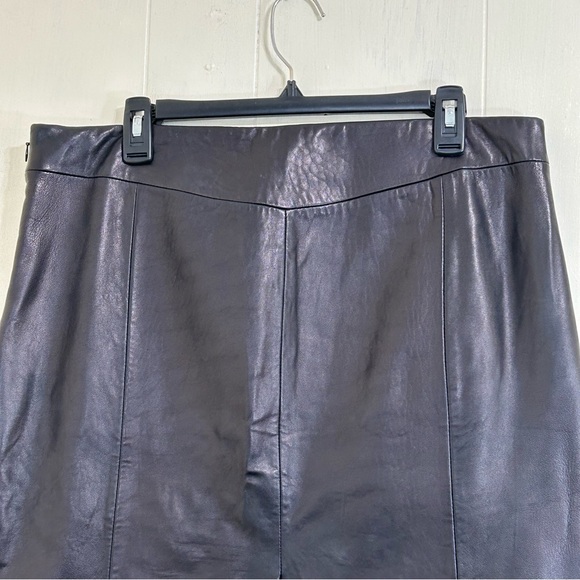 ANTONIO MELANI Soft Black Leather 100% Genuine Leather Pencil Skirt Size Large. - Picture 7 of 13